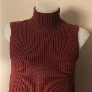 Sleeveless Knit Sweater